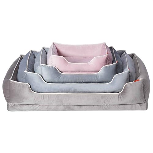 PJDDP Orthopädisches Hundebett, Hundesofa Für Kleine, Mittelgroße & Große Hunde Mit Eierförmiger Kistenschaum Und Waschbarem Rutschfestem Bezug,Braun,S PJDDP Orthopädisches Hundebett, Hundesofa Für Kleine, Mittelgroße & Große Hunde Mit Eierförmiger Kistenschaum Und Waschbarem Rutschfestem Bezug,Braun,S von PJDDP