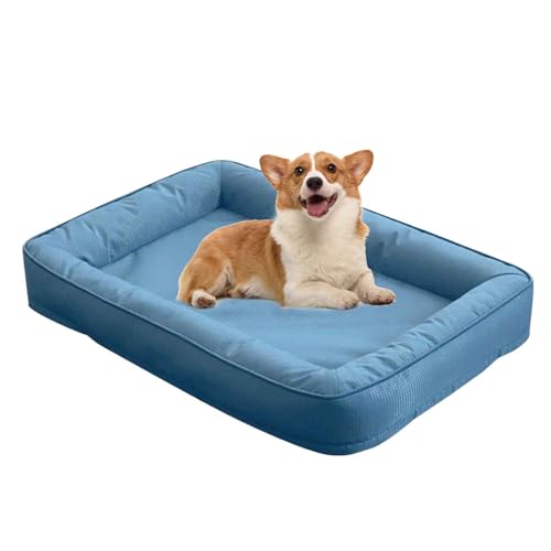 PJDDP Orthopädisches Hundebett, Wasserdichtes Hundebett, Hundebetten rutschfeste Unterseite, Abnehmbar Und Waschbar, Für Kleine Hunde, Mittelgroße Hunde,Blau,S PJDDP Orthopädisches Hundebett, Wasserdichtes Hundebett, Hundebetten rutschfeste Unterseite, Abnehmbar Und Waschbar, Für Kleine Hunde, Mittelgroße Hunde,Blau,S von PJDDP