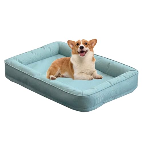 PJDDP Orthopädisches Hundebett, Wasserdichtes Hundebett, Hundebetten rutschfeste Unterseite, Abnehmbar Und Waschbar, Für Kleine Hunde, Mittelgroße Hunde,Grün,L PJDDP Orthopädisches Hundebett, Wasserdichtes Hundebett, Hundebetten rutschfeste Unterseite, Abnehmbar Und Waschbar, Für Kleine Hunde, Mittelgroße Hunde,Grün,L von PJDDP