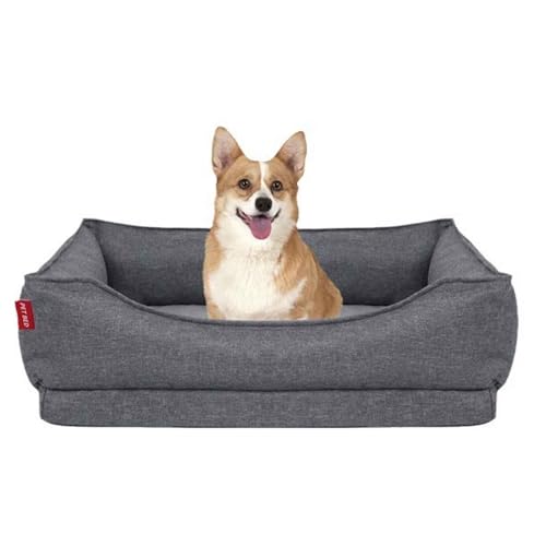 PJDDP Orthopädisches Hundebett Mit Eierförmiger Kistenschaum, Hundesofa Wasserdicht, Waschbar rutschfest Hundebetten, Für Kleine Mittelgroße Und Große Hunde,XL PJDDP Orthopädisches Hundebett Mit Eierförmiger Kistenschaum, Hundesofa Wasserdicht, Waschbar rutschfest Hundebetten, Für Kleine Mittelgroße Und Große Hunde,XL von PJDDP