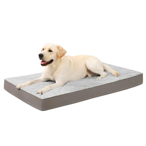 PJDDP Orthopädisches Hundebett Wasserdicht, Hundesofa Mit Eierschaum Matratze Und Abnehmbarem Waschbarem Bezug Hundekorb Alle Jahreszeiten,M PJDDP Orthopädisches Hundebett Wasserdicht, Hundesofa Mit Eierschaum Matratze Und Abnehmbarem Waschbarem Bezug Hundekorb Alle Jahreszeiten,M von PJDDP