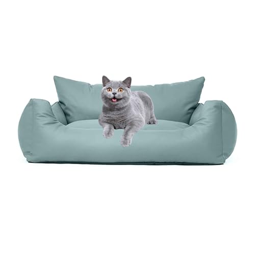 PJDDP Schlafsofa Für wasserdichte Hunde, Hundesofa, Katzensofa Flauschig Mit Abnehmbarem, Waschbarem Bezug, Rutschfestem Boden, Für Kleine & Mittelgroße Hunde Katzen,Blau,L PJDDP Schlafsofa Für wasserdichte Hunde, Hundesofa, Katzensofa Flauschig Mit Abnehmbarem, Waschbarem Bezug, Rutschfestem Boden, Für Kleine & Mittelgroße Hunde Katzen,Blau,L von PJDDP