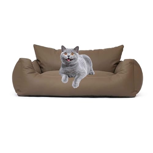 PJDDP Schlafsofa Für wasserdichte Hunde, Hundesofa, Katzensofa Flauschig Mit Abnehmbarem, Waschbarem Bezug, Rutschfestem Boden, Für Kleine & Mittelgroße Hunde Katzen,Light Brown,L PJDDP Schlafsofa Für wasserdichte Hunde, Hundesofa, Katzensofa Flauschig Mit Abnehmbarem, Waschbarem Bezug, Rutschfestem Boden, Für Kleine & Mittelgroße Hunde Katzen,Light Brown,L von PJDDP