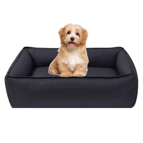 PJDDP Sommer Kühlkissen Für Hunde, Hundesofa, Hohen Rand, Wasserfestes Hundebett Mit rutschfeste Unterseite, Abnehmbar Und Waschbar,Dark Blue,S PJDDP Sommer Kühlkissen Für Hunde, Hundesofa, Hohen Rand, Wasserfestes Hundebett Mit rutschfeste Unterseite, Abnehmbar Und Waschbar,Dark Blue,S von PJDDP