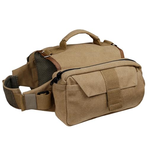 PJDDP Tactical Dog Backpack, Hound Satteltasche Mit 2 Geräumigen Seitentaschen,Hund Wanderrucksack Für Wandern Wandern Training Laufen,Taktische Hundeweste Harness,Braun,M PJDDP Tactical Dog Backpack, Hound Satteltasche Mit 2 Geräumigen Seitentaschen,Hund Wanderrucksack Für Wandern Wandern Training Laufen,Taktische Hundeweste Harness,Braun,M von PJDDP