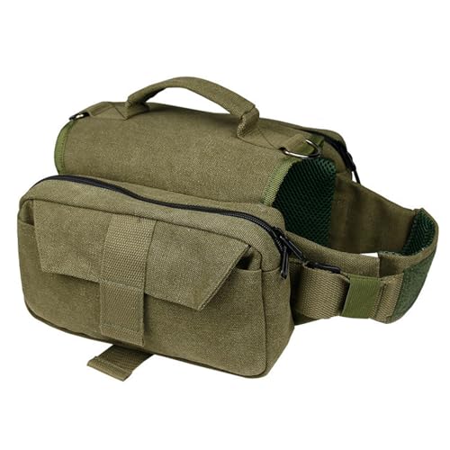 PJDDP Tactical Dog Backpack, Hound Satteltasche Mit 2 Geräumigen Seitentaschen,Hund Wanderrucksack Für Wandern Wandern Training Laufen,Taktische Hundeweste Harness,Grün,S PJDDP Tactical Dog Backpack, Hound Satteltasche Mit 2 Geräumigen Seitentaschen,Hund Wanderrucksack Für Wandern Wandern Training Laufen,Taktische Hundeweste Harness,Grün,S von PJDDP