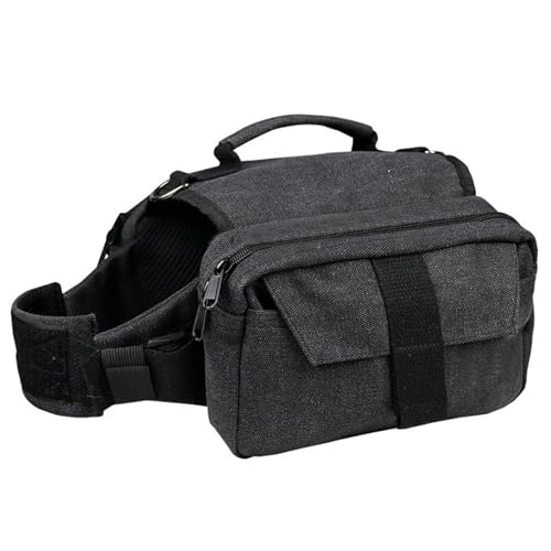 PJDDP Tactical Dog Backpack, Hound Satteltasche Mit 2 Geräumigen Seitentaschen,Hund Wanderrucksack Für Wandern Wandern Training Laufen,Taktische Hundeweste Harness,Schwarz,M PJDDP Tactical Dog Backpack, Hound Satteltasche Mit 2 Geräumigen Seitentaschen,Hund Wanderrucksack Für Wandern Wandern Training Laufen,Taktische Hundeweste Harness,Schwarz,M von PJDDP