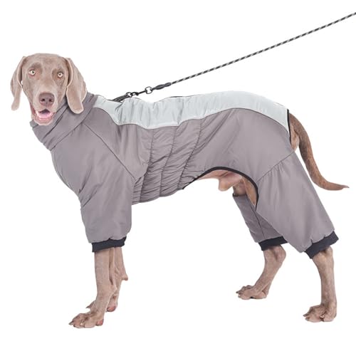 PJDDP Vier -Beinhund -Mantel wasserdicht, reflektierender Hunde Wintermantel Ganzer Körper Winterhundweste mit gebautem Geschirr Hundejacke mit Reißverschluss,Blau,4XL PJDDP Vier -Beinhund -Mantel wasserdicht, reflektierender Hunde Wintermantel Ganzer Körper Winterhundweste mit gebautem Geschirr Hundejacke mit Reißverschluss,Blau,4XL von PJDDP