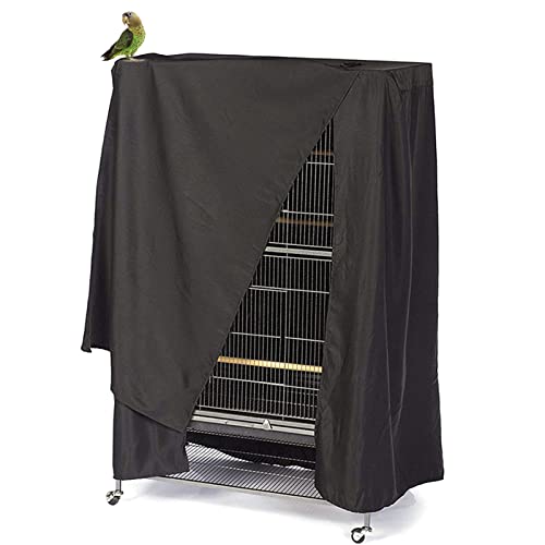 PJDDP Vogelkäfig Abdeckung wasserdichte Große Vogelkäfigabdeckung, Waschbare Papageienkäfig Abdeckung Verdunkelungsabdeckung Universal Für Vogelkäfig (122X104x69cm) von PJDDP