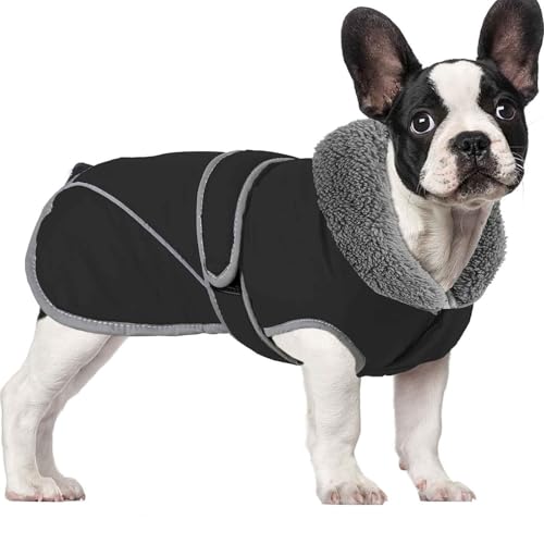 PJDDP Warm Hundejacke, Reflektierende Warme Hundeweste, Wasserdichter Hundejacke, Fleece Hundeweste Mit Harness Loch Für Mittlere Große Hund,3XL PJDDP Warm Hundejacke, Reflektierende Warme Hundeweste, Wasserdichter Hundejacke, Fleece Hundeweste Mit Harness Loch Für Mittlere Große Hund,3XL von PJDDP