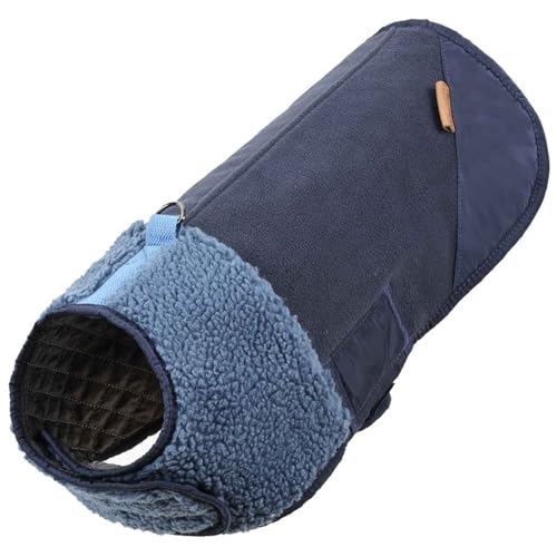 PJDDP Warmer Hunde-Wintermantel, Hundejacke Wintermantel, Winddicht Hundejacke Mit D-Ring, Für Mittelgroße Und Kleine Hunde Indoor & Outdoor Camping Wandern,Blau,S PJDDP Warmer Hunde-Wintermantel, Hundejacke Wintermantel, Winddicht Hundejacke Mit D-Ring, Für Mittelgroße Und Kleine Hunde Indoor & Outdoor Camping Wandern,Blau,S von PJDDP