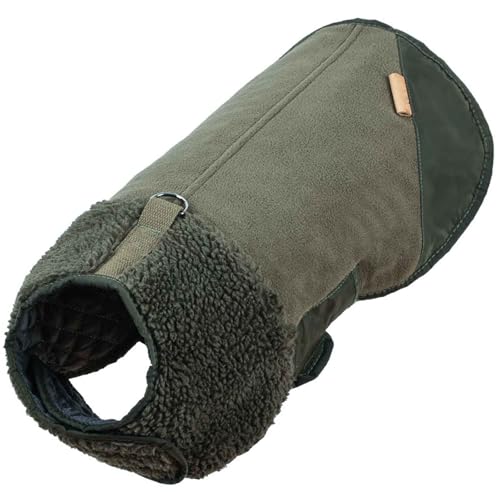 PJDDP Warmer Hunde-Wintermantel, Hundejacke Wintermantel, Winddicht Hundejacke Mit D-Ring, Für Mittelgroße Und Kleine Hunde Indoor & Outdoor Camping Wandern,Grün,XL PJDDP Warmer Hunde-Wintermantel, Hundejacke Wintermantel, Winddicht Hundejacke Mit D-Ring, Für Mittelgroße Und Kleine Hunde Indoor & Outdoor Camping Wandern,Grün,XL von PJDDP
