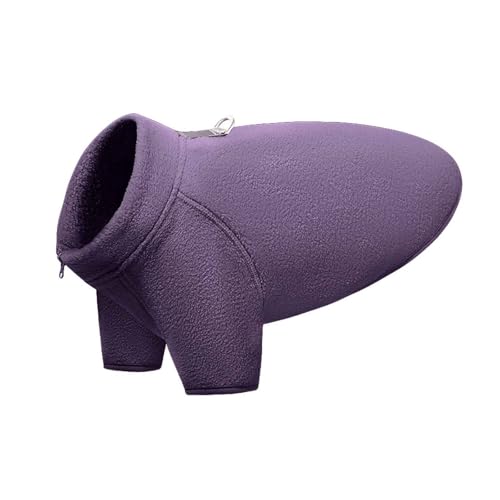 PJDDP Warmer Hundemantel, Zip Up Fleece Hundeweste, Hund Wintermäntel, Winddichte Jacke Mit D-Ring, Für Kleine, Mittlere Hunde Spazierengehen, Wandern,Deep Purple,XS PJDDP Warmer Hundemantel, Zip Up Fleece Hundeweste, Hund Wintermäntel, Winddichte Jacke Mit D-Ring, Für Kleine, Mittlere Hunde Spazierengehen, Wandern,Deep Purple,XS von PJDDP
