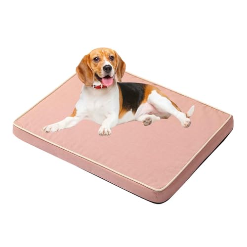 PJDDP Waschbare Hundematte,Wasserfest, rutschfest, Atmungsaktiv, Hundebett Mit Abnehmbarem Und Waschbarem Kissen,Rutschfester Unterseite,White pink,L PJDDP Waschbare Hundematte,Wasserfest, rutschfest, Atmungsaktiv, Hundebett Mit Abnehmbarem Und Waschbarem Kissen,Rutschfester Unterseite,White pink,L von PJDDP