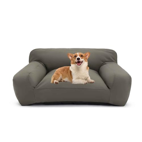 PJDDP Wasserdicht Hundesofa, Anti-Angst-Hundebett, Flauschiges Katzensofa Mit Abnehmbarem Waschbarem Bezug, Rutschfestem Boden,Grau,M PJDDP Wasserdicht Hundesofa, Anti-Angst-Hundebett, Flauschiges Katzensofa Mit Abnehmbarem Waschbarem Bezug, Rutschfestem Boden,Grau,M von PJDDP