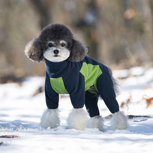 PJDDP Winddichte Jacke, Kalter Wettermantel, 4 Beine Warmer Hundeoverall, Warme Haustier Jacke, Verstellbaren Hundemantel, Für Mittlere Und Große Hunde,Grün,XL PJDDP Winddichte Jacke, Kalter Wettermantel, 4 Beine Warmer Hundeoverall, Warme Haustier Jacke, Verstellbaren Hundemantel, Für Mittlere Und Große Hunde,Grün,XL von PJDDP