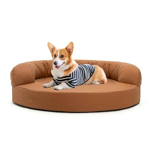 PJDDP wasserdichte Hundebett, Beruhigendes Katzenbett, Leicht Zu Reinigen Mit Abnehmbarem Waschbarem Bezug, Rutschfestem Boden Für Kleine Hunde Und Katzen,Red Tea,S PJDDP wasserdichte Hundebett, Beruhigendes Katzenbett, Leicht Zu Reinigen Mit Abnehmbarem Waschbarem Bezug, Rutschfestem Boden Für Kleine Hunde Und Katzen,Red Tea,S von PJDDP