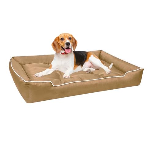 PJDDP wasserdichte Hundematte, Sommer Kühlkissen Für Hunde, rutschfeste Unterseite Hundesofa Für Drinnen Und Draußen, Waschbar, Für Kleine, Mittelgroße & Große Hunde,Khaki,XL PJDDP wasserdichte Hundematte, Sommer Kühlkissen Für Hunde, rutschfeste Unterseite Hundesofa Für Drinnen Und Draußen, Waschbar, Für Kleine, Mittelgroße & Große Hunde,Khaki,XL von PJDDP