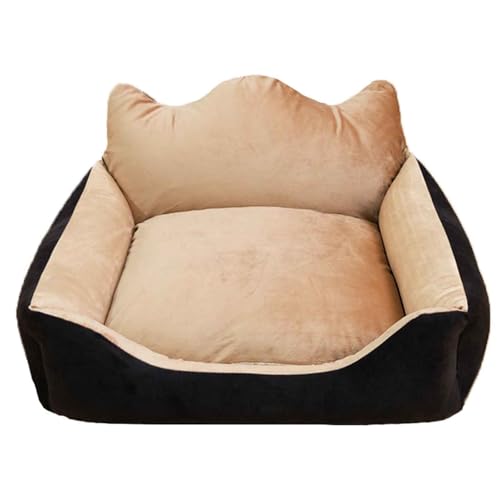 Plüsch Hundebetten, Flauschig Hundebetten, Katzenbett Mit Abnehmbarem Waschbarem Bezug Für Kleine, Mittelgroße Oder Grosse Hunde Oder Katzenbett,Braun,XXL Plüsch Hundebetten, Flauschig Hundebetten, Katzenbett Mit Abnehmbarem Waschbarem Bezug Für Kleine, Mittelgroße Oder Grosse Hunde Oder Katzenbett,Braun,XXL von PJDDP