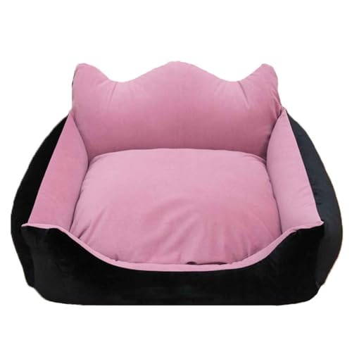 Plüsch Hundebetten, Flauschig Hundebetten, Katzenbett Mit Abnehmbarem Waschbarem Bezug Für Kleine, Mittelgroße Oder Grosse Hunde Oder Katzenbett,Rosa,XXL Plüsch Hundebetten, Flauschig Hundebetten, Katzenbett Mit Abnehmbarem Waschbarem Bezug Für Kleine, Mittelgroße Oder Grosse Hunde Oder Katzenbett,Rosa,XXL von PJDDP