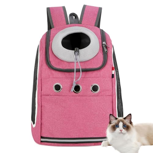 PJDDP Rosa,Haustier Rucksack Hund Tragetasche Für Kleine Mittelgroße Hunde Und Katzen, Atmungsaktiv Und Bequem Haustier Tragbar Reisetasche Mit Sicherheitsstreifen Für Wandern for Hiking PJDDP Rosa,Haustier Rucksack Hund Tragetasche Für Kleine Mittelgroße Hunde Und Katzen, Atmungsaktiv Und Bequem Haustier Tragbar Reisetasche Mit Sicherheitsstreifen Für Wandern for Hiking von PJDDP