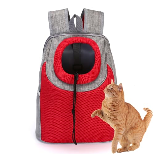 PJDDP Rot,Pet Hunderucksack Katzerucksack, Haustier Rucksack Tragbare Hundetragetasche Reisen, Für Kleine Mittlere Hunde Katzen Atmungsaktive Freisprechtasche Für Wandern Radfahren Freien PJDDP Rot,Pet Hunderucksack Katzerucksack, Haustier Rucksack Tragbare Hundetragetasche Reisen, Für Kleine Mittlere Hunde Katzen Atmungsaktive Freisprechtasche Für Wandern Radfahren Freien von PJDDP