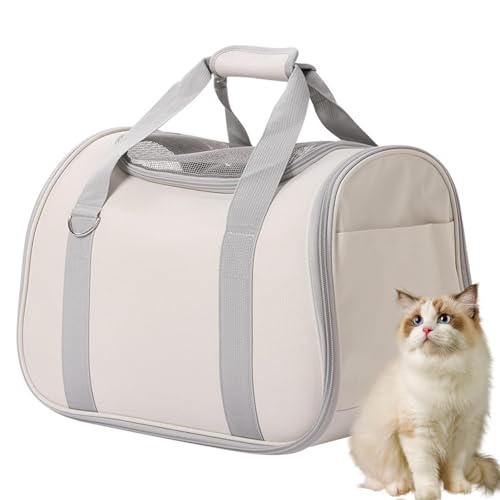PJDDP Transporttasche Katze, Faltbare Hundetragetasche Katzentragetasche, Tragetasche Für Haustiere Mit Schultergurt Für Den Transport Mit Zug/Auto/Flugzeug PJDDP Transporttasche Katze, Faltbare Hundetragetasche Katzentragetasche, Tragetasche Für Haustiere Mit Schultergurt Für Den Transport Mit Zug/Auto/Flugzeug von PJDDP