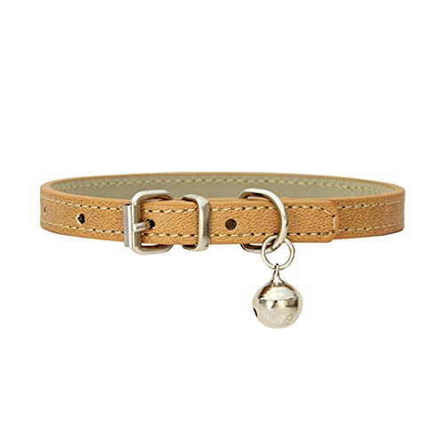 PJRYC Halsband für kleine Hunde und Katzen, mit Glöckchen, verstellbar, Farbe: wie abgebildet 1, Größe: XS von PJRYC