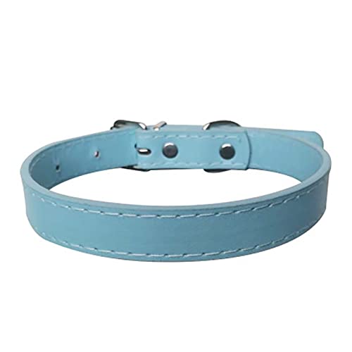PJRYC Hundehalsband, Leder, für kleine, mittelgroße und große Hunde und Katzen geeignet, Farbe: 012, Größe: 32,8 cm von PJRYC
