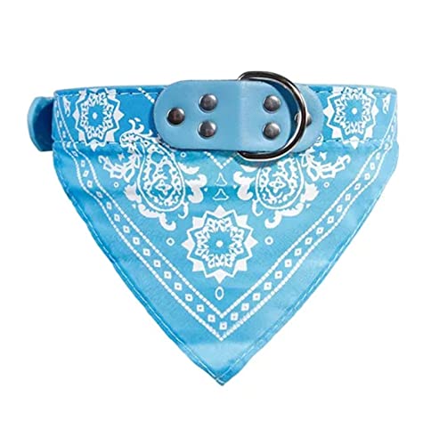 PJRYC Hundehalsband, verstellbar, Größe M, Blau von PJRYC