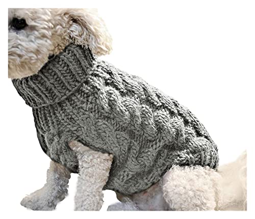 PJRYC Kleidung für kleine, mittelgroße Hunde (Farbe: Grau, Größe: M) von PJRYC