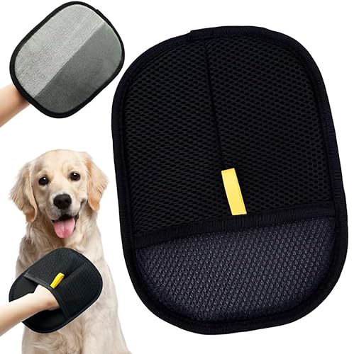 PKKP Fell Magnet Handschuh, Wiederverwendbare Haustiere Katzenhaare Fellmagnet Handschuh, Antistatische Katzen Handschuhe Fellpflege zum Waschen, Entfernen Von Haaren und Pflegen (1pc) von PKKP