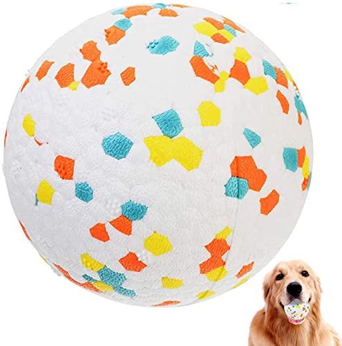 PKQTOP Hundeball, Unzerstörbar Hundespielzeug Ball, ETPU-Material, Interaktives Schwimmend Hundespielball für Große, Mittelgroße,Kleine Hunde von PKQTOP
