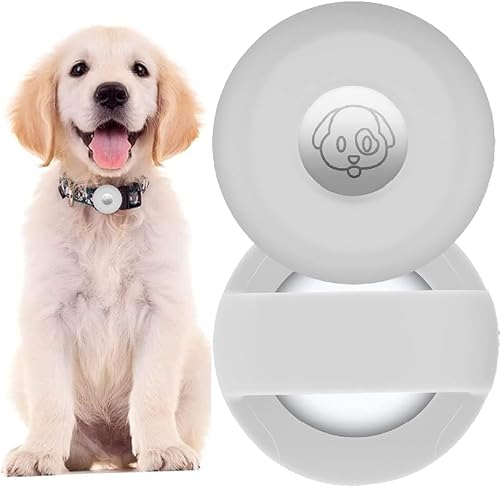 PKQTOP Schutzhülle Kompatibel mit Apple Airtag Pet Halsband,Silikon Schutz Hülle für Airtags,Anti-Lost Locator Schutzhülle Kompatibel mit Airtag für Hundehalsband,Schultasche PKQTOP Schutzhülle Kompatibel mit Apple Airtag Pet Halsband,Silikon Schutz Hülle für Airtags,Anti-Lost Locator Schutzhülle Kompatibel mit Airtag für Hundehalsband,Schultasche von PKQTOP