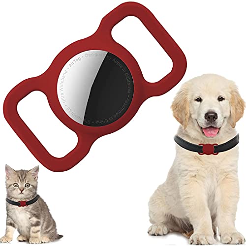 PKQTOP Schutzhülle Kompatibel mit Apple Airtag Pet Halsband,Silikon Schutz Hülle für Airtags,Anti-Lost Locator Schutzhülle Kompatibel mit Airtag für Hundehalsband,Schultasche PKQTOP Schutzhülle Kompatibel mit Apple Airtag Pet Halsband,Silikon Schutz Hülle für Airtags,Anti-Lost Locator Schutzhülle Kompatibel mit Airtag für Hundehalsband,Schultasche von PKQTOP