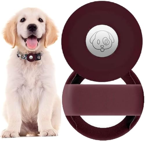 PKQTOP Schutzhülle Kompatibel mit Apple Airtag Pet Halsband,Silikon Schutz Hülle für Airtags,Anti-Lost Locator Schutzhülle Kompatibel mit Airtag für Hundehalsband,Schultasche PKQTOP Schutzhülle Kompatibel mit Apple Airtag Pet Halsband,Silikon Schutz Hülle für Airtags,Anti-Lost Locator Schutzhülle Kompatibel mit Airtag für Hundehalsband,Schultasche von PKQTOP