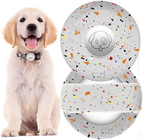 PKQTOP Schutzhülle Kompatibel mit Apple Airtag Pet Halsband,Silikon Schutz Hülle für Airtags,Anti-Lost Locator Schutzhülle Kompatibel mit Airtag für Hundehalsband,Schultasche PKQTOP Schutzhülle Kompatibel mit Apple Airtag Pet Halsband,Silikon Schutz Hülle für Airtags,Anti-Lost Locator Schutzhülle Kompatibel mit Airtag für Hundehalsband,Schultasche von PKQTOP