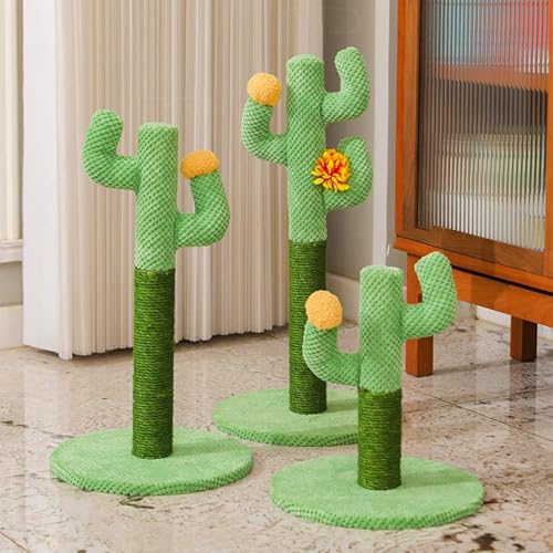 Kaktus Katzenkratzbaum – Langlebiger Sisal-Kratzbaum für Indoor-Katzen, umweltfreundliche und stabile Basis, lustiges Kaktus-Design für verspielte Katzen, L Kaktus Katzenkratzbaum – Langlebiger Sisal-Kratzbaum für Indoor-Katzen, umweltfreundliche und stabile Basis, lustiges Kaktus-Design für verspielte Katzen, L von PKRANZYHKAL