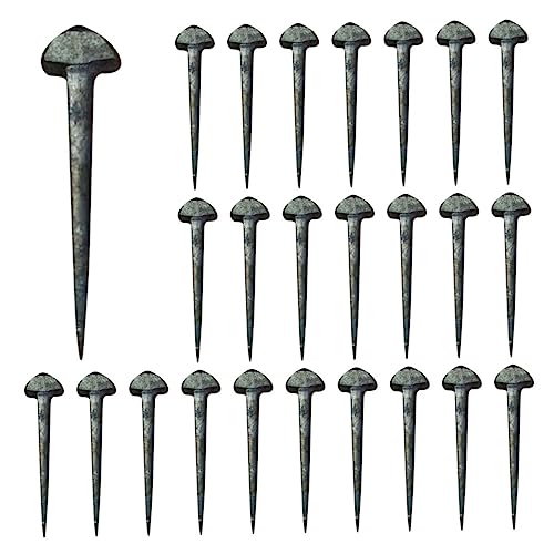 PLAFOPE Pferdewerkzeug-Set 50-teilig Hufnägel Hufeisennägel kompaktes Hufeisenwerkzeug langlebige Hufnägel aus Eisen Pferdezubehör von PLAFOPE