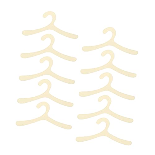 PLAFOPE 10-teiliges Kleiderbügel-Set für Haustierkostüme Kunststoff Kleiderbügel für Welpenkleidung Stabiles und Tragbares Kleiderbügel-Set für Haustiere für Hunde und Katzen von PLAFOPE
