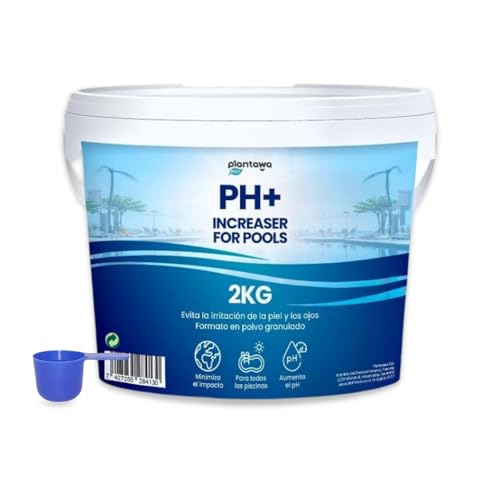 PLANTAWA pH Plus Granulat 2 kg | pH-Wert-Booster für Pool & Spa | Schnelle pH-Korrektur für stabiles Wasser | Geeignet für alle Schwimmbadarten | Hochlösliches Pulver PLANTAWA pH Plus Granulat 2 kg | pH-Wert-Booster für Pool & Spa | Schnelle pH-Korrektur für stabiles Wasser | Geeignet für alle Schwimmbadarten | Hochlösliches Pulver von PLANTAWA