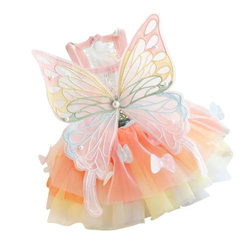Mädchen-Hundekleid, Hochzeitskostüm, Bekleidung, Geburtstagskleid, Welpen, Strandkleid, Schmetterling, Urlaub, Party-Kostüme Mädchen-Hundekleid, Hochzeitskostüm, Bekleidung, Geburtstagskleid, Welpen, Strandkleid, Schmetterling, Urlaub, Party-Kostüme von PLCPDM