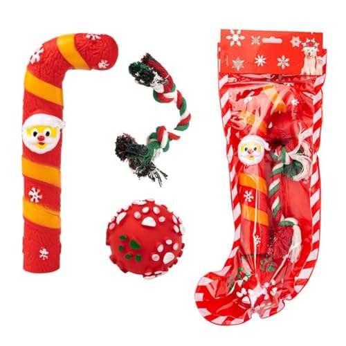 PLCPDM Festival Dog Chewing Toy Giftset for Pet Indoor Outdoor All Breeds Tething Chewing Rope Toy for Dog Entertainment PLCPDM Festival Dog Chewing Toy Giftset for Pet Indoor Outdoor All Breeds Tething Chewing Rope Toy for Dog Entertainment von PLCPDM