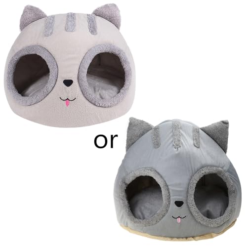 PLCPDM Für Katze Für Kopfförmige Winterkätzchen Hundekissen Verbesserte Schlaf Für Katzenhöhlennest Schlafbett Mit Kissen PLCPDM Für Katze Für Kopfförmige Winterkätzchen Hundekissen Verbesserte Schlaf Für Katzenhöhlennest Schlafbett Mit Kissen von PLCPDM