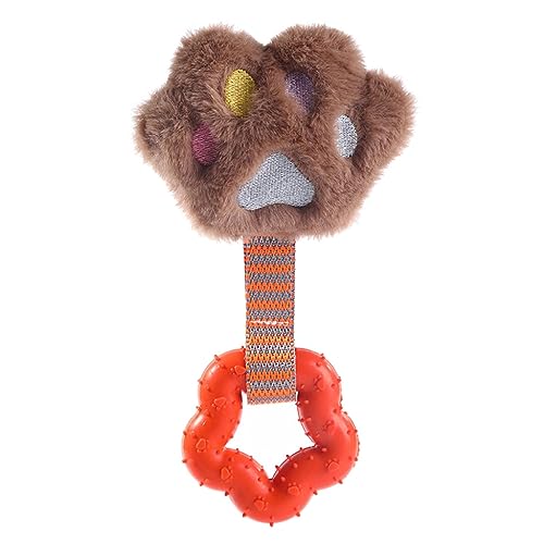 PLCPDM Hundespielzeug Quietschspielzeug Welpenspielzeug Gefülltes Kauspielzeug für Hunde Zahnen Weiches Haustierspielzeug Plüsch Cartoon Pfotenform PLCPDM Hundespielzeug Quietschspielzeug Welpenspielzeug Gefülltes Kauspielzeug für Hunde Zahnen Weiches Haustierspielzeug Plüsch Cartoon Pfotenform von PLCPDM