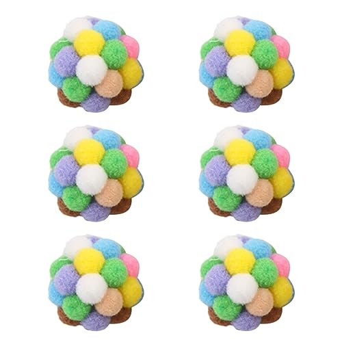 PLCPDM Interaktives Katzenspielzeug, Plüsch, künstlich, bunt, Katzenspielzeug, Haustierbedarf, interaktives Plüschspielzeug PLCPDM Interaktives Katzenspielzeug, Plüsch, künstlich, bunt, Katzenspielzeug, Haustierbedarf, interaktives Plüschspielzeug von PLCPDM