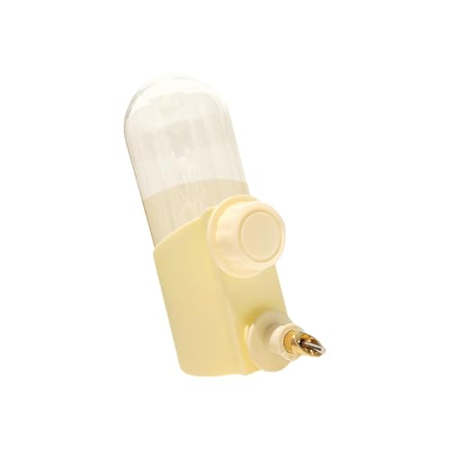 PLCPDM Kleine Haustier-Wasserflasche, transparente Flasche, automatischer Vogelkäfig-Wasserspender für Kaninchen, Hamster und Papageien von PLCPDM