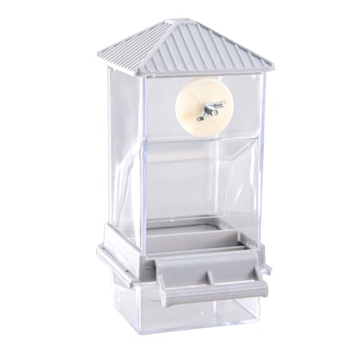 PLCPDM Sittiche Futterspender Container Box Automatischer Futterspender für kleine Papageien mit praktischem Nachfüllen und Mülltrennung PLCPDM Sittiche Futterspender Container Box Automatischer Futterspender für kleine Papageien mit praktischem Nachfüllen und Mülltrennung von PLCPDM