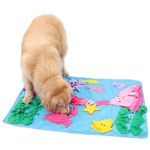 PLCPDM Slow Feeding Mat for Dogs Pet Snuffle Mats Washable Food Puzzle Mat Dog Training Mats Pet Indoor Entertainment Toy PLCPDM Slow Feeding Mat for Dogs Pet Snuffle Mats Washable Food Puzzle Mat Dog Training Mats Pet Indoor Entertainment Toy von PLCPDM