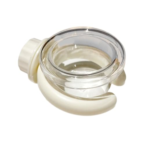 PLCPDM Vogelschale mit Aufsätzen Klemme Clear Futterbecher Wasserfutterspender für Kakadus Conures und andere kleine Vögel von PLCPDM